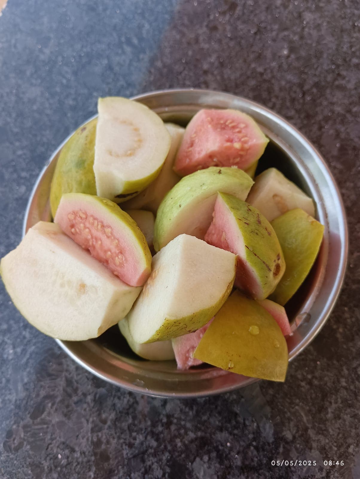 Sweet, hand-sorted pink guavas from our orchard